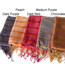 Hadong Striped Silk Scarf (Vietnam)