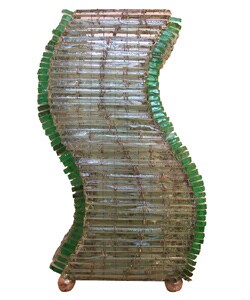 Recycled Glass Natural SX Lamp (Indonesia)