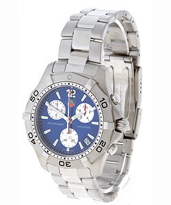 Tag Heuer Blue Dial Aquaracer Chronograph Watch