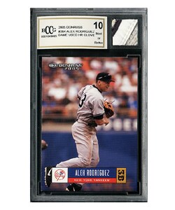 Alex Rodriguez Home Run Glove Mint 10 GGUM Card