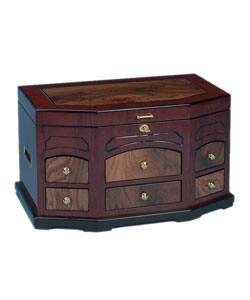 Brown Six-drawer Jewelry Box