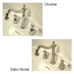 Satin Nickel Widespread Lavatory Faucet