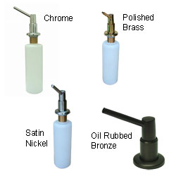 Satin Nickel Elinvar Soap Dispenser