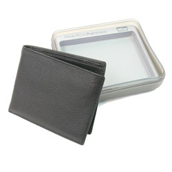 Perry Ellis Genuine Leather Passcase BiFold Wallet