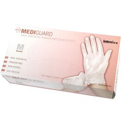 Medline Vinyl Powder-Free Exam Gloves - Medium (Case of 1000)