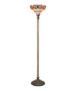 Tiffany-style Classic Jewel Torchiere