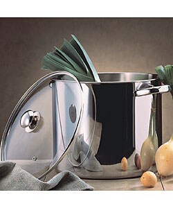 Stainless Steel 16-quart Stock Pot with Lid (Case of 2)