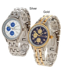 Geneva Platinum 'Chronograph Style' Men's Watch