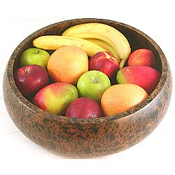 Mango Wood Shallow Bowl (Thailand)