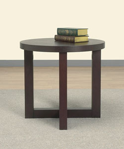 Wenge Round End Table
