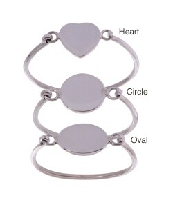 Sterling Silver Engraveable Infant Bracelet