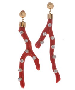 18k Yellow Gold 1-3/4ct Diamond Earrings