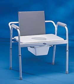 Invacare Bariatric Drop Arm Commode