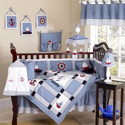 Come Sail Away 12-piece Crib Bedding Set