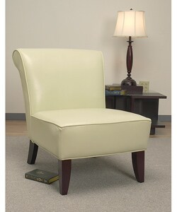 Garland Creme Leather Chair