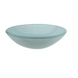 Purist Frosted Green Tempered Glass Vessel Sink