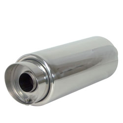 Netami 4-inch Drifting Slant Cut Stainless Steel Muffler