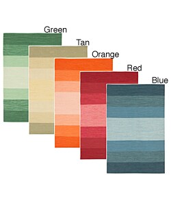 Hand-woven Set of 3 Matching Celle Rugs (2'6 x 4')