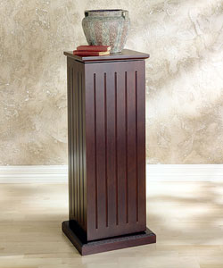 Dark Cherry Media Storage Pedestal