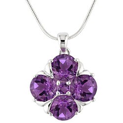 Sterling Silver Amethyst Pendant