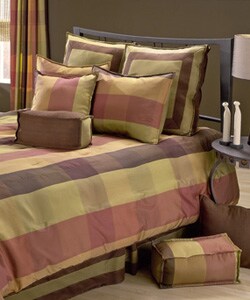 Tuscan Plaid Luxury 4-piece Comforter Set
