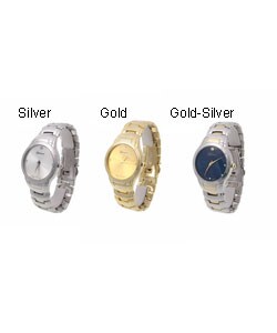 Geneva Platinum Elegant Face Men's Watch