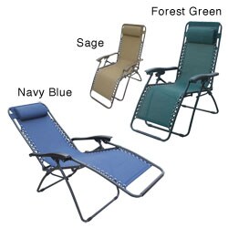 Deluxe Zero Gravity Outdoor Folding Recliner