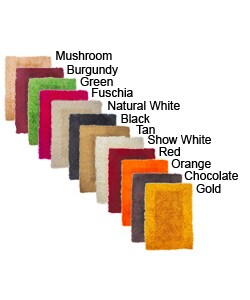Hand-woven Avant Garde Designer Flokati Wool Rug (5' x 7')