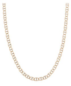 14k Yellow Gold 20-inch Anchor Necklace