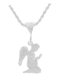 Sterling Silver Praying Angel Charm