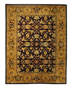 Handmade Heritage Kermanshan Cola/ Gold Wool Rug (8'3 x 11')