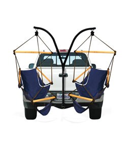 Trailer Hitch Cradle Chairs and Stand Set