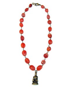 Inner Peace Buddha Necklace (India)