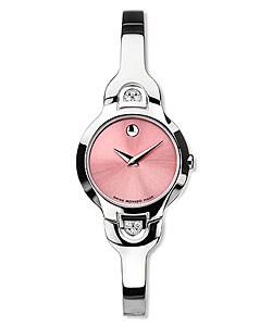 Movado Kara Women's Pink Dial Steel Watch