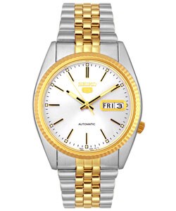 Seiko 5 Men's Automatic Two-tone Steel Watch