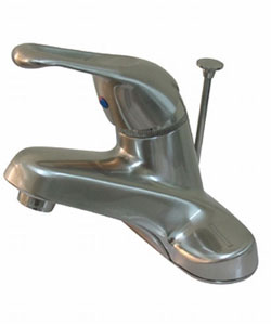 Satin Nickel Finish Centerset Lavatory Faucet