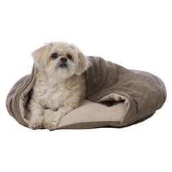 Hoodwink Snuggle Nest Green/ Khaki Small Pet Bed