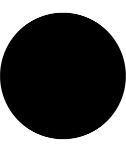 Black Mirror Circle Wall Tiles (Set of 3)
