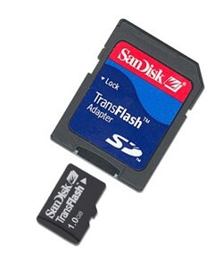 SanDisk 1 GB TransFlash Memory Card with Adapter