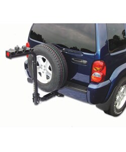 Three-bike Swing Down Hitch Mount Bike Carrier