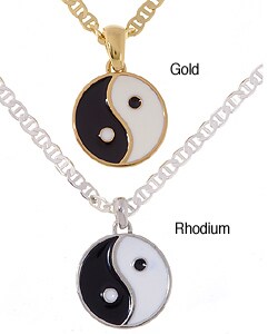 Goldplated Yin Yang Pendant