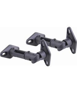 Universal Black Satellite Speaker Mounts (6-pack)