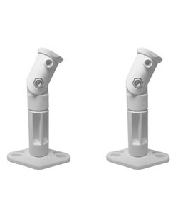 Universal White Satellite Speaker Mounts (4-pack)