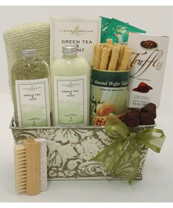 Green Tea and Mint Spa Essentials Set