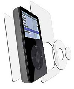 Reusable Clear Shield (Front & Back) for iPod Video