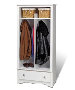 Winslow White 1-drawer Wide Storage Locker