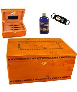Oro Cuban Humidor Set