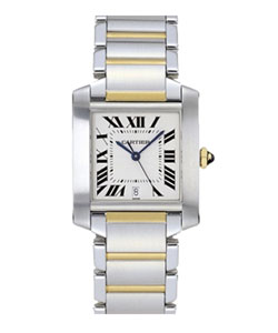 Cartier Tank Francaise Men's Two-tone Watch