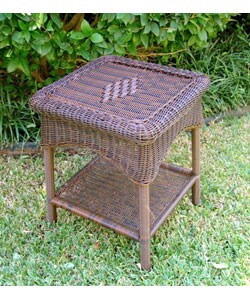 PVC & Steel Outdoor Side Table