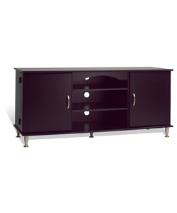 Broadway Black 60-inch TV Storage Console